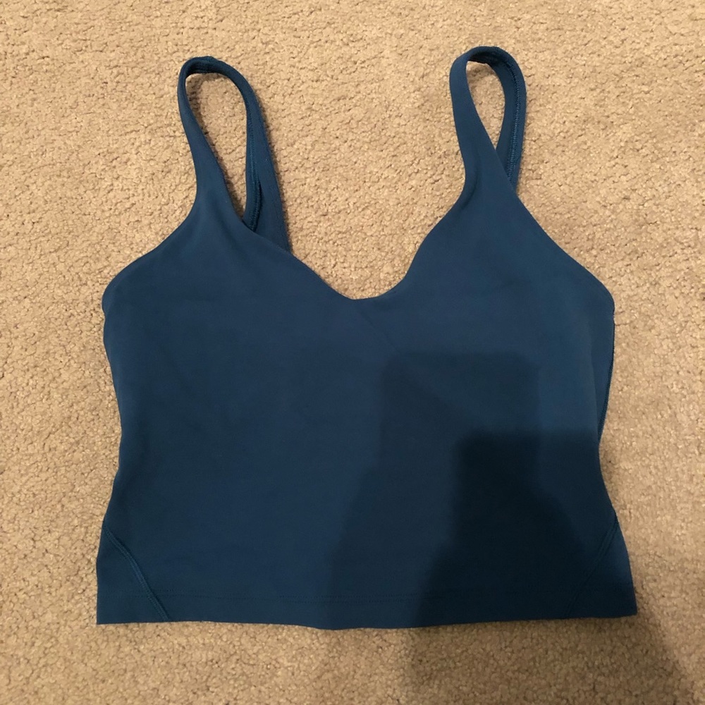 lululemon athletica Blue Tank Top